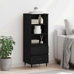 Casa si Gradina - Mobilier - Comode si corpuri - Comode - Bufet cu sertar Stejar Negru 40 x 36 x 110 cm Lemn compozit - Infinity.ro