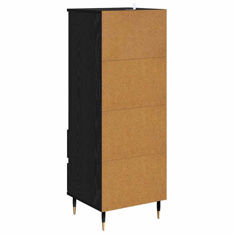 Casa si Gradina - Mobilier - Comode si corpuri - Comode - Bufet cu sertar Stejar Negru 40 x 36 x 110 cm Lemn compozit - Infinity.ro