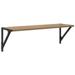 Casa si Gradina - Mobilier - Biblioteci si rafturi - Rafturi - Semele de perete 2 pcs Stejar Artizanal 80 x 25 x 25,5 cm - Infinity.ro