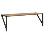 Casa si Gradina - Mobilier - Biblioteci si rafturi - Rafturi - Semele de perete 2 pcs Stejar Artizanal 80 x 25 x 25,5 cm - Infinity.ro