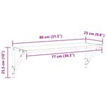 Casa si Gradina - Mobilier - Biblioteci si rafturi - Rafturi - Semele de perete 2 pcs Stejar Artizanal 80 x 25 x 25,5 cm - Infinity.ro