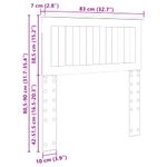 Casa si Gradina - Mobilier - Paturi si accesorii - Accesorii paturi - Tablie de depozitare Sonoma oak 100 cm Lemn compozit - Infinity.ro