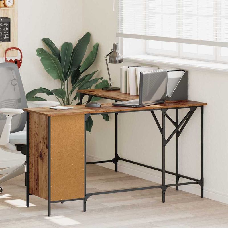 Casa si Gradina - Mobilier - Mese si birouri - Birouri - Birou Lemn Vechi 141 x 141 x 75 cm Lemn compozit - Infinity.ro