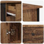 Casa si Gradina - Mobilier - Mese si birouri - Birouri - Birou Lemn Vechi 141 x 141 x 75 cm Lemn compozit - Infinity.ro