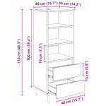 Casa si Gradina - Mobilier - Comode si corpuri - Comode - Bufet cu sertar Lemn Vechi 40 x 36 x 110 cm Lemn compozit - Infinity.ro