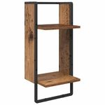Casa si Gradina - Mobilier - Biblioteci si rafturi - Rafturi - Set rafturi de perete cu raft 6 pcs Lemn Vechi 100 x 25 x 30 cm - Infinity.ro