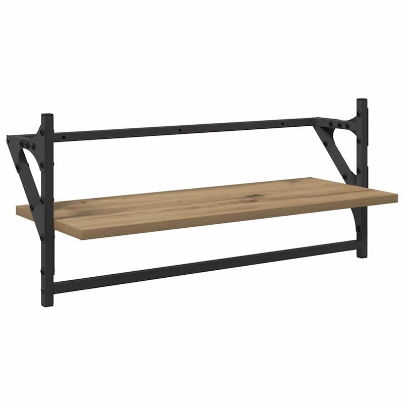 Casa si Gradina - Mobilier - Biblioteci si rafturi - Rafturi - Set rafturi de perete 6 pcs Stejar Artizanal 100 x 25 x 30 cm - Infinity.ro