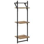 Casa si Gradina - Mobilier - Biblioteci si rafturi - Rafturi - Set rafturi de perete 6 pcs Stejar Artizanal 100 x 25 x 30 cm - Infinity.ro