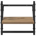 Casa si Gradina - Mobilier - Biblioteci si rafturi - Rafturi - Set rafturi de perete 6 pcs Stejar Artizanal 100 x 25 x 30 cm - Infinity.ro