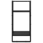 Casa si Gradina - Mobilier - Biblioteci si rafturi - Rafturi - Set rafturi de perete 6 pcs Stejar Negru 100 x 25 x 30 cm - Infinity.ro