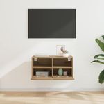 Casa si Gradina - Mobilier - Comode si corpuri - Comode - Dulap TV de perete Pe perete Stejar Artizanal 60 x 30 x 30 cm - Infinity.ro