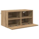 Casa si Gradina - Mobilier - Comode si corpuri - Comode - Dulap TV de perete Pe perete Stejar Artizanal 60 x 30 x 30 cm - Infinity.ro