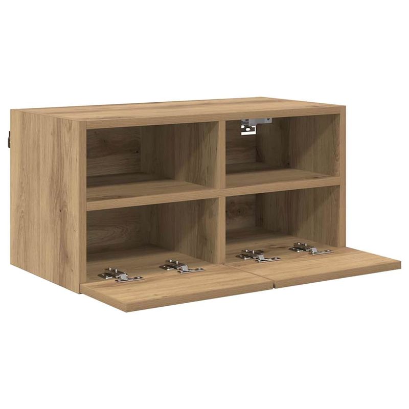 Casa si Gradina - Mobilier - Comode si corpuri - Comode - Dulap TV de perete Pe perete Stejar Artizanal 60 x 30 x 30 cm - Infinity.ro