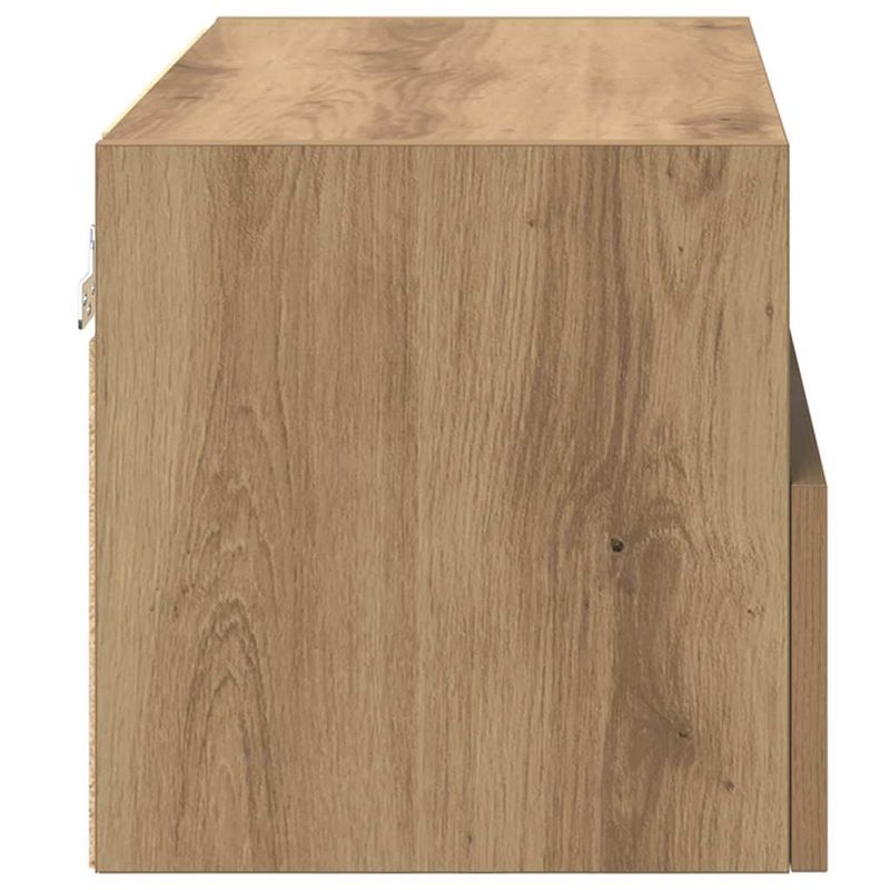 Casa si Gradina - Mobilier - Comode si corpuri - Comode - Dulap TV de perete Pe perete Stejar Artizanal 60 x 30 x 30 cm - Infinity.ro