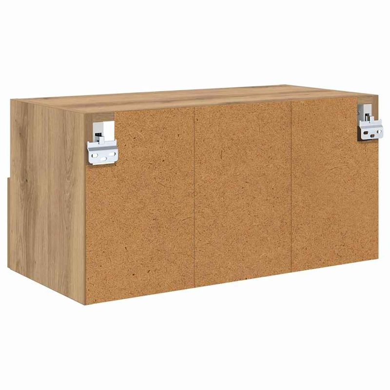 Casa si Gradina - Mobilier - Comode si corpuri - Comode - Dulap TV de perete Pe perete Stejar Artizanal 60 x 30 x 30 cm - Infinity.ro