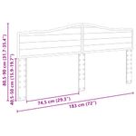 Casa si Gradina - Mobilier - Paturi si accesorii - Accesorii paturi - Tablie de pat cu aripioare roz 163x16x78/88 cm catifea - Infinity.ro