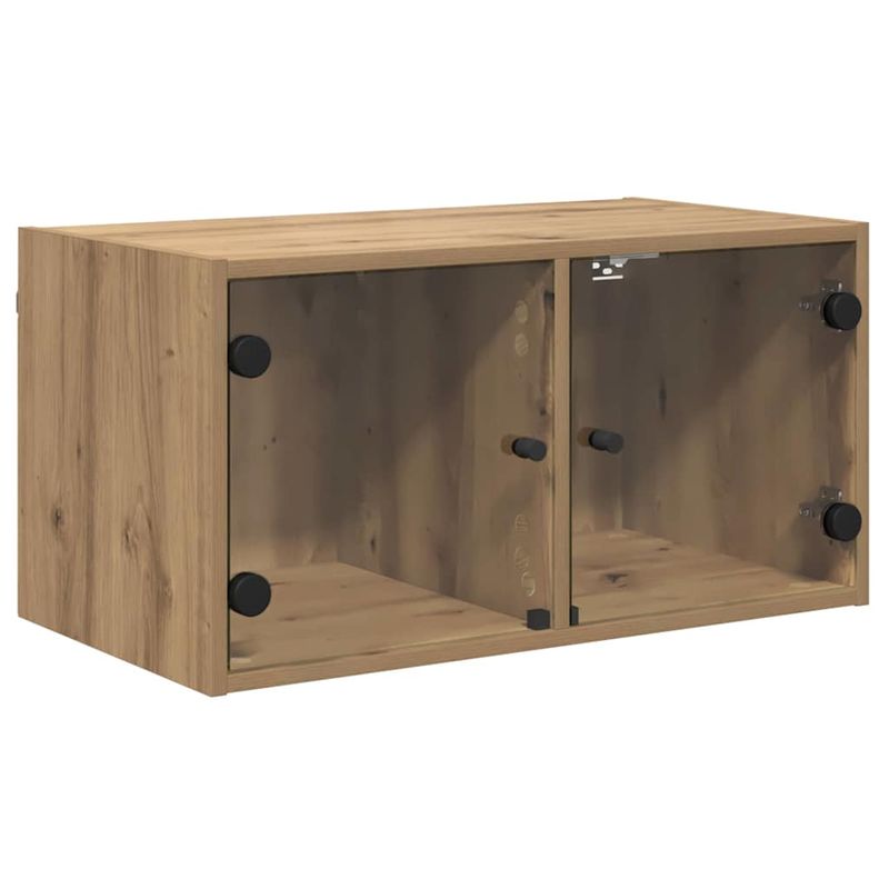Casa si Gradina - Mobilier - Dulapuri si sifoniere - Dulapuri - Dulapuri de perete 2 pcs Stejar Artizanal 68 x 37 x 35 cm - Infinity.ro