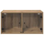 Casa si Gradina - Mobilier - Dulapuri si sifoniere - Dulapuri - Dulapuri de perete 2 pcs Stejar Artizanal 68 x 37 x 35 cm - Infinity.ro