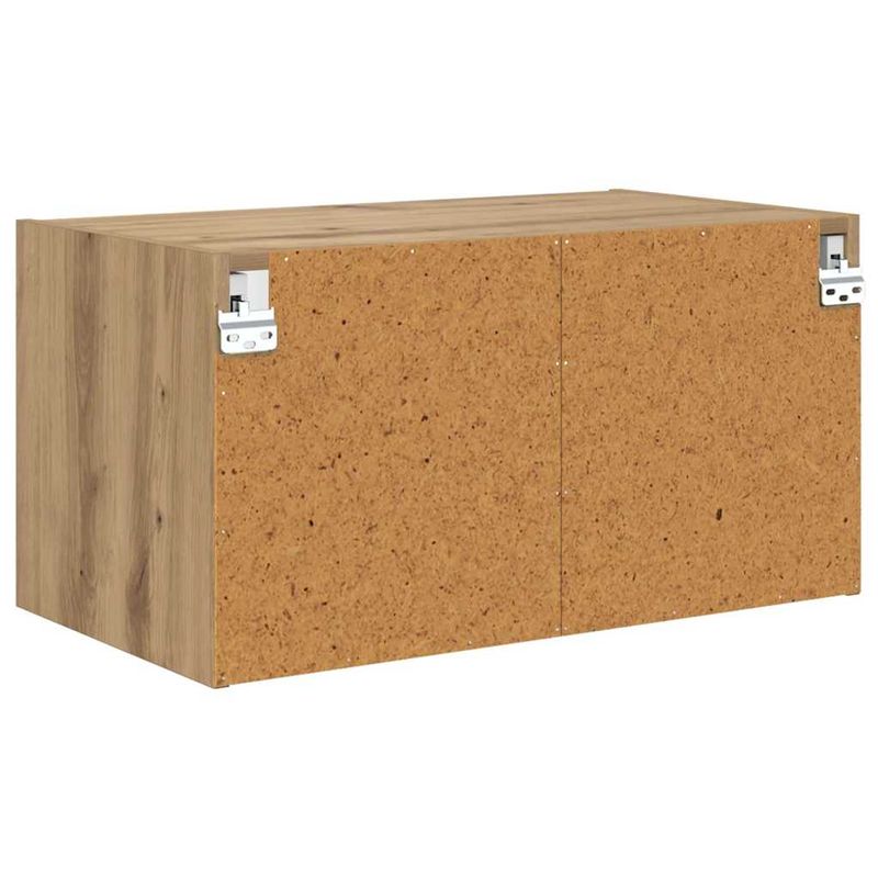 Casa si Gradina - Mobilier - Dulapuri si sifoniere - Dulapuri - Dulapuri de perete 2 pcs Stejar Artizanal 68 x 37 x 35 cm - Infinity.ro