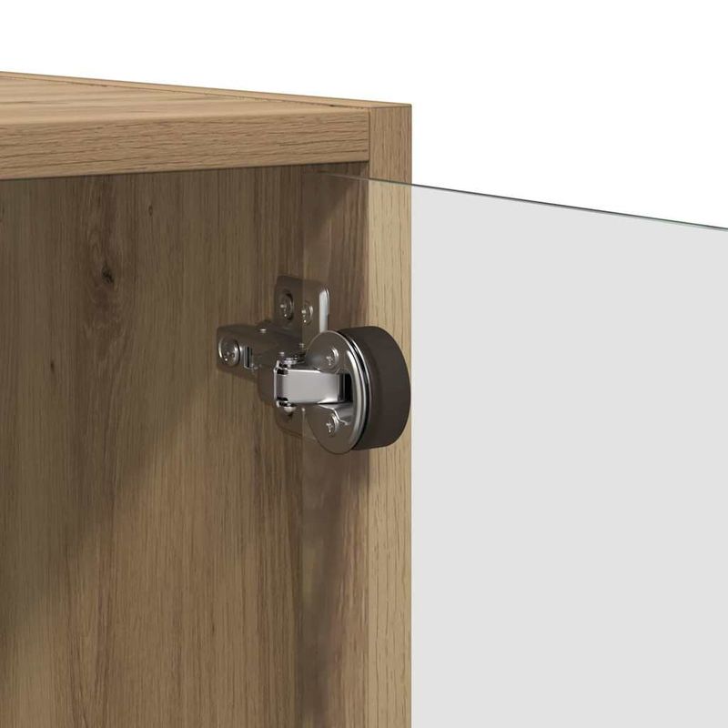 Casa si Gradina - Mobilier - Dulapuri si sifoniere - Dulapuri - Dulapuri de perete 2 pcs Stejar Artizanal 68 x 37 x 35 cm - Infinity.ro