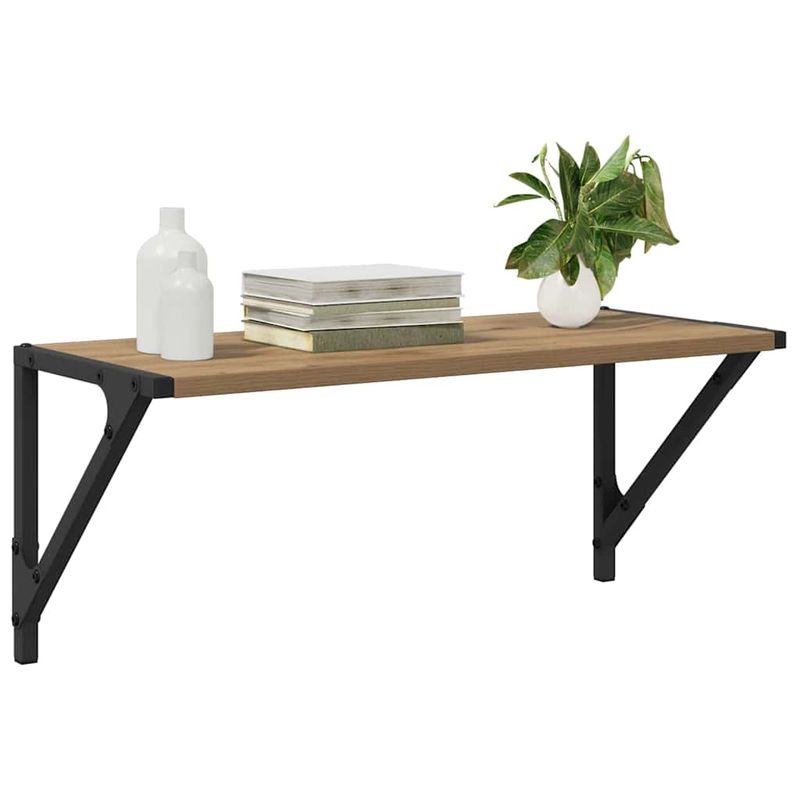 Casa si Gradina - Mobilier - Biblioteci si rafturi - Rafturi - Semele de perete 2 pcs Stejar Artizanal 60 x 25 x 25,5 cm - Infinity.ro