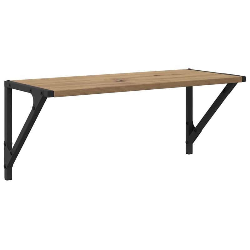 Casa si Gradina - Mobilier - Biblioteci si rafturi - Rafturi - Semele de perete 2 pcs Stejar Artizanal 60 x 25 x 25,5 cm - Infinity.ro