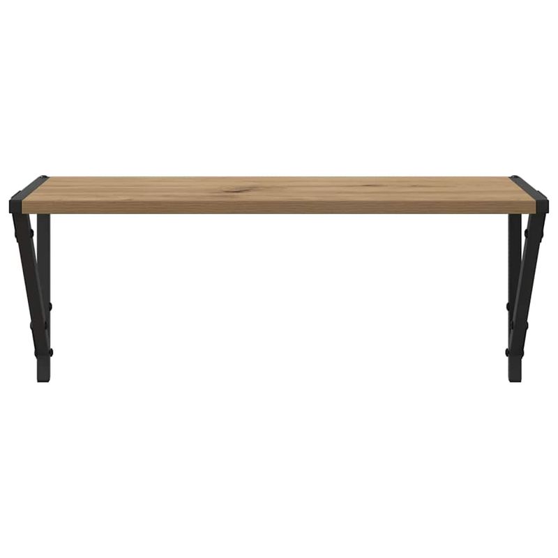 Casa si Gradina - Mobilier - Biblioteci si rafturi - Rafturi - Semele de perete 2 pcs Stejar Artizanal 60 x 25 x 25,5 cm - Infinity.ro