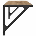 Casa si Gradina - Mobilier - Biblioteci si rafturi - Rafturi - Semele de perete 2 pcs Stejar Artizanal 60 x 25 x 25,5 cm - Infinity.ro
