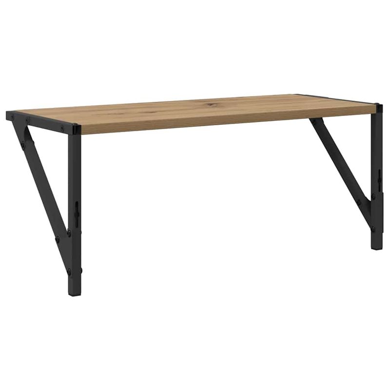 Casa si Gradina - Mobilier - Biblioteci si rafturi - Rafturi - Semele de perete 2 pcs Stejar Artizanal 60 x 25 x 25,5 cm - Infinity.ro