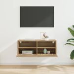 Casa si Gradina - Mobilier - Comode si corpuri - Comode - Dulap TV de perete Pe perete Stejar Artizanal 80 x 30 x 30 cm - Infinity.ro