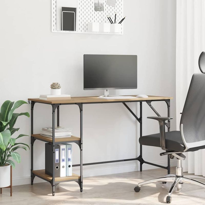 Casa si Gradina - Mobilier - Mese si birouri - Birouri - Birou Stejar Artizanal 120 x 50 x 75 cm Lemn compozit - Infinity.ro