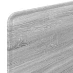 Casa si Gradina - Mobilier - Paturi si accesorii - Accesorii paturi - Tablie de pat cu aripioare gri deschis 183x16x78/88 cm textil - Infinity.ro