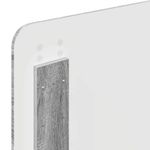 Casa si Gradina - Mobilier - Paturi si accesorii - Accesorii paturi - Tablie de pat cu aripioare gri deschis 183x16x78/88 cm textil - Infinity.ro