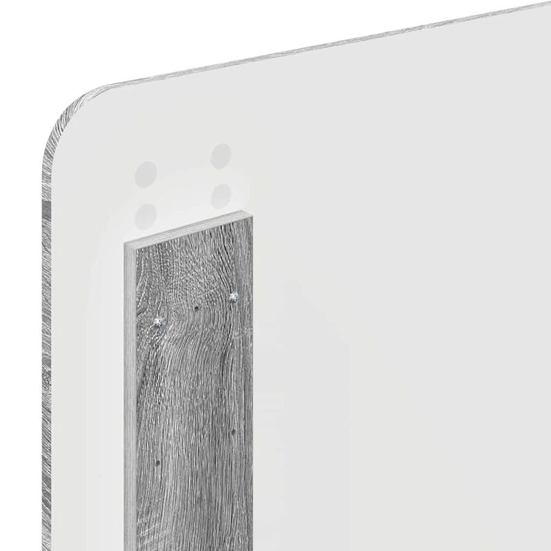 Casa si Gradina - Mobilier - Paturi si accesorii - Accesorii paturi - Tablie de pat cu aripioare gri deschis 183x16x78/88 cm textil - Infinity.ro