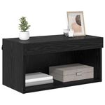 Casa si Gradina - Mobilier - Comode si corpuri - Comode - Cabinet TV Pe perete Stejar Negru 60 x 30 x 30 cm Lemn compozit - Infinity.ro
