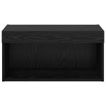 Casa si Gradina - Mobilier - Comode si corpuri - Comode - Cabinet TV Pe perete Stejar Negru 60 x 30 x 30 cm Lemn compozit - Infinity.ro