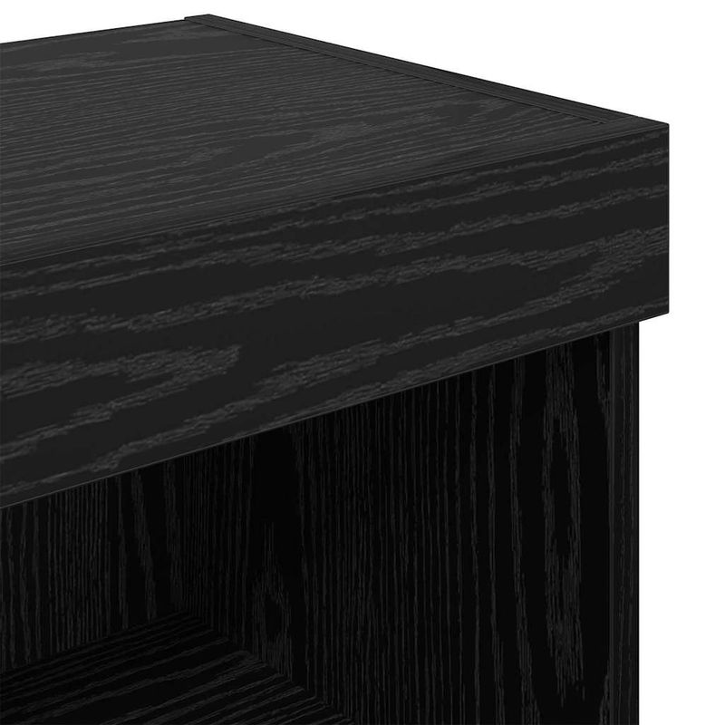 Casa si Gradina - Mobilier - Comode si corpuri - Comode - Cabinet TV Pe perete Stejar Negru 60 x 30 x 30 cm Lemn compozit - Infinity.ro