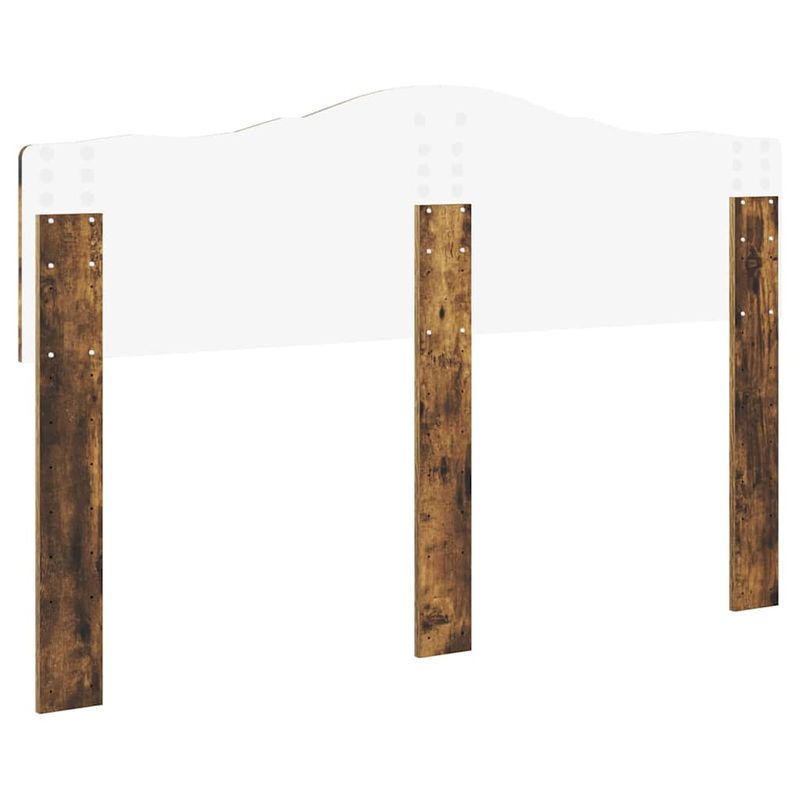 Casa si Gradina - Mobilier - Paturi si accesorii - Accesorii paturi - Tablie de pat cu aripioare, crem, 183x16x118/128 cm, textil - Infinity.ro