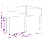 Casa si Gradina - Mobilier - Paturi si accesorii - Accesorii paturi - Tablie de pat cu aripioare, crem, 183x16x118/128 cm, textil - Infinity.ro