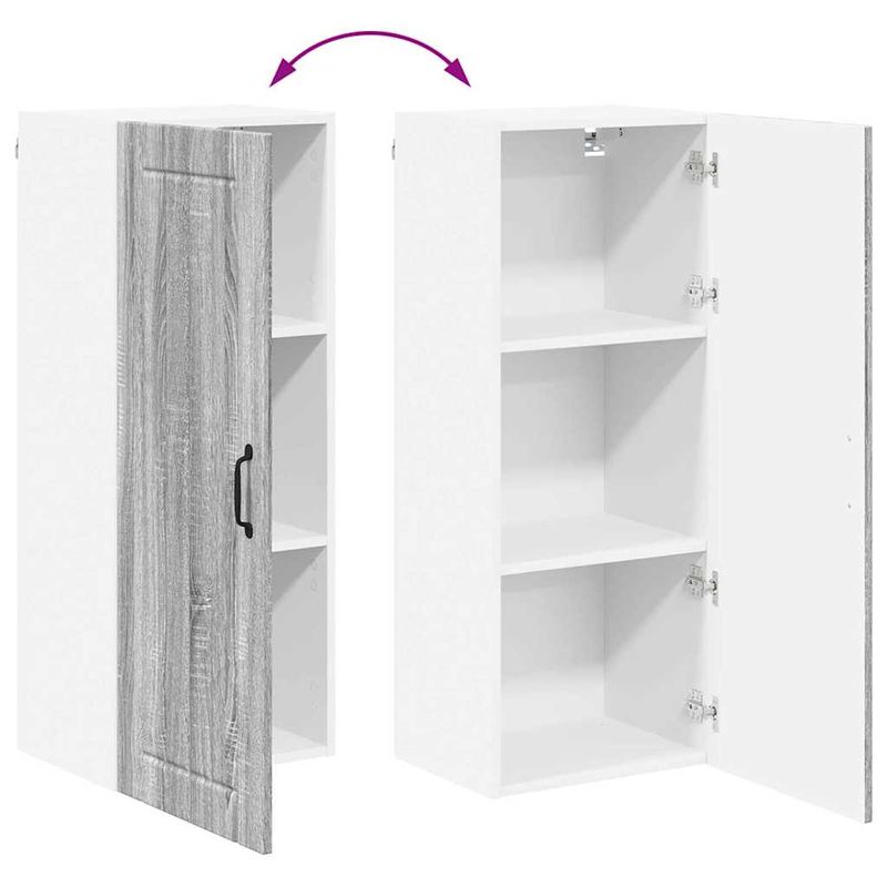 Casa si Gradina - Mobilier - Comode si corpuri - Corpuri bucatarie - Dulap de bucatarie Gri Sonoma 40 x 31 x 100 cm Lemn compozit - Infinity.ro