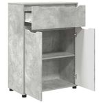 Casa si Gradina - Mobilier - Mobilier baie - Corpuri baie - Dulap de Baie Gri din beton 72,5 x 36,5 x 100 cm Lemn compozit - Infinity.ro