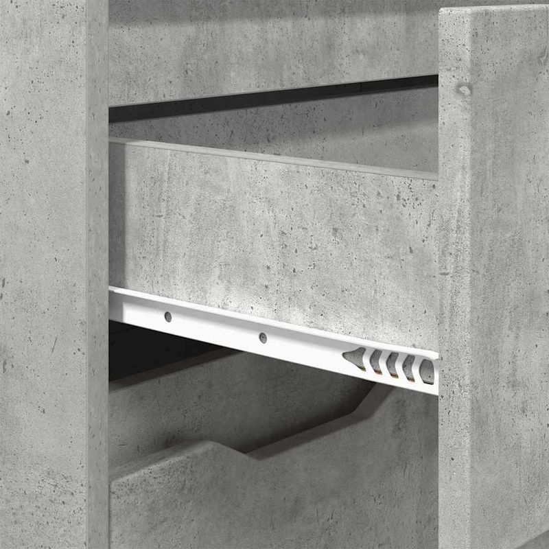 Casa si Gradina - Mobilier - Mobilier baie - Corpuri baie - Dulap de Baie Gri din beton 72,5 x 36,5 x 100 cm Lemn compozit - Infinity.ro