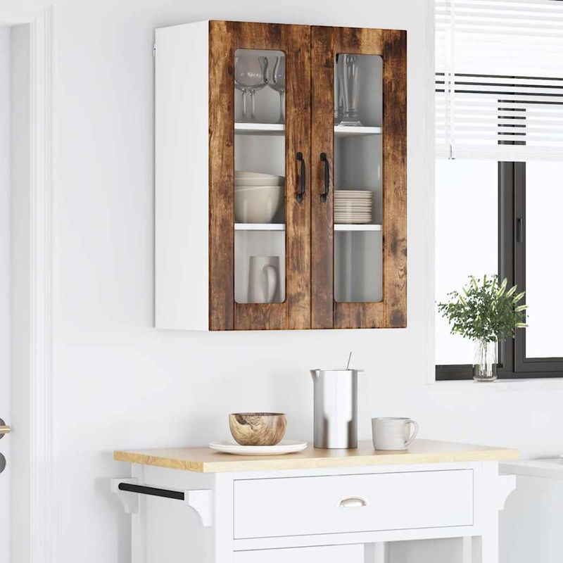 Casa si Gradina - Mobilier - Comode si corpuri - Corpuri bucatarie - Dulap de bucatarie Stejar fumuriu 60 x 31 x 80 cm Lemn compozit - Infinity.ro