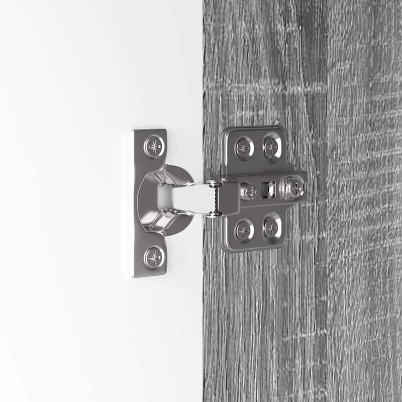 Casa si Gradina - Mobilier - Mobilier baie - Corpuri baie - Dulap de Baie Gri Sonoma 30,5 x 30 x 101 cm Lemn compozit - Infinity.ro