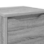 Casa si Gradina - Mobilier - Mobilier baie - Corpuri baie - Dulap de Baie Gri Sonoma 30,5 x 30 x 101 cm Lemn compozit - Infinity.ro