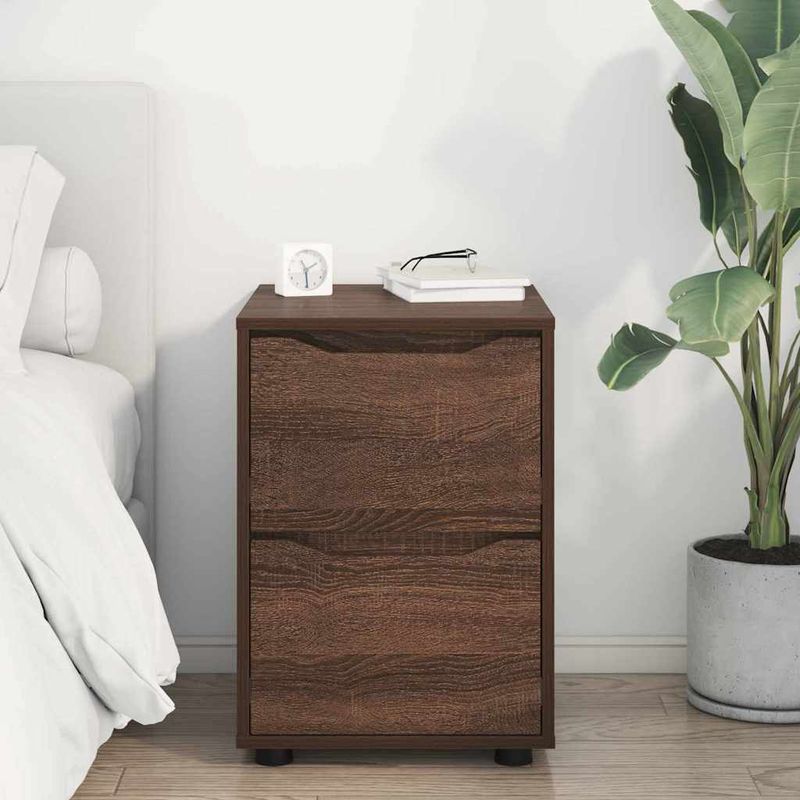Casa si Gradina - Mobilier - Dulapuri si sifoniere - Dulapuri - Dulap de depozitare Stejar inchis 40 x 48 x 57 cm Lemn compozit - Infinity.ro