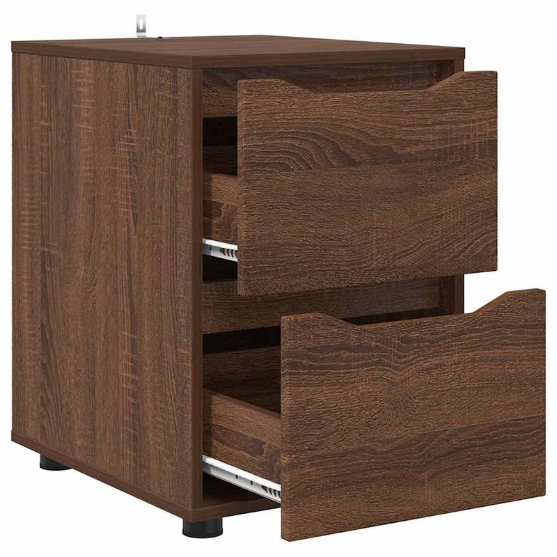 Casa si Gradina - Mobilier - Dulapuri si sifoniere - Dulapuri - Dulap de depozitare Stejar inchis 40 x 48 x 57 cm Lemn compozit - Infinity.ro