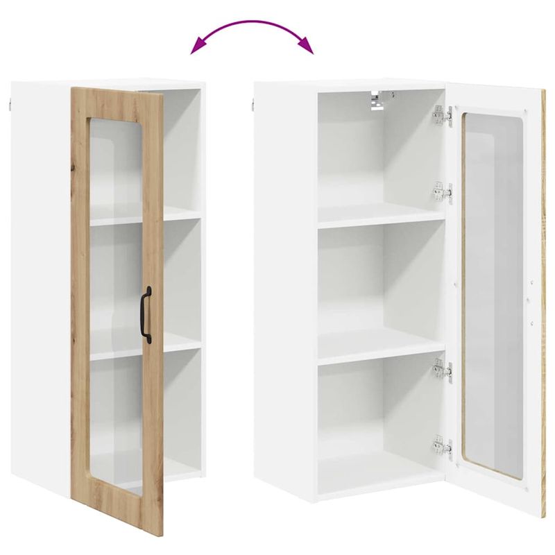 Casa si Gradina - Mobilier - Comode si corpuri - Corpuri bucatarie - Dulap de bucatarie cu raft Stejar Artizanal 40 x 31 x 100 cm - Infinity.ro