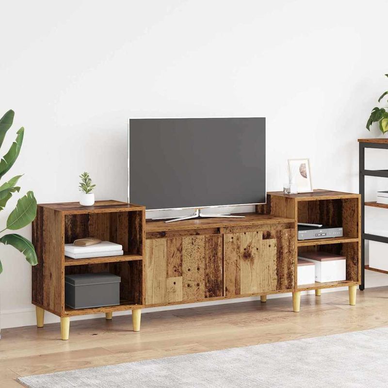 Casa si Gradina - Mobilier - Comode si corpuri - Comode - Cabinet TV Lemn Vechi 160 x 35 x 55 cm Lemn compozit - Infinity.ro