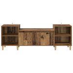 Casa si Gradina - Mobilier - Comode si corpuri - Comode - Cabinet TV Lemn Vechi 160 x 35 x 55 cm Lemn compozit - Infinity.ro